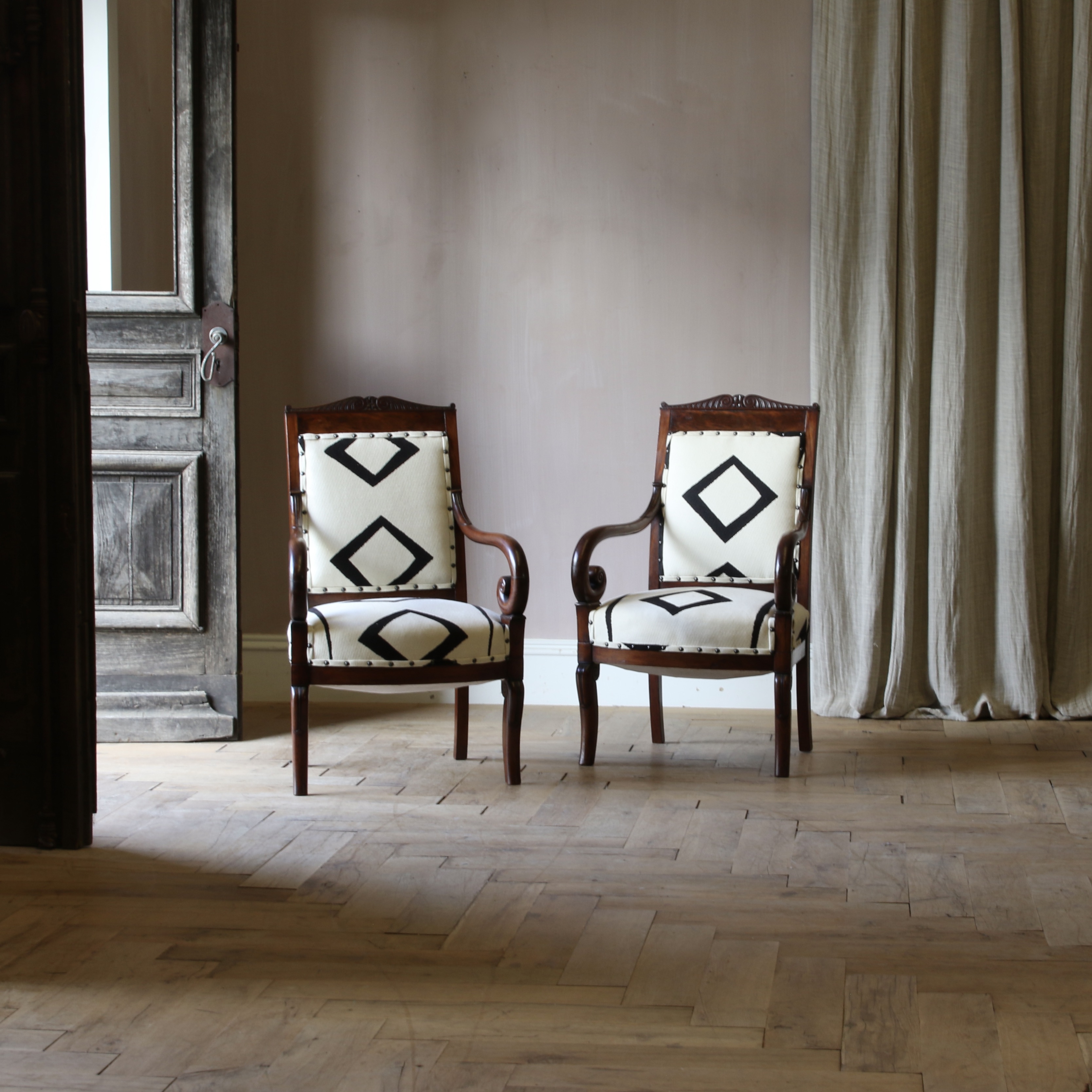 150-51 - Pair of Empire Fauteuil